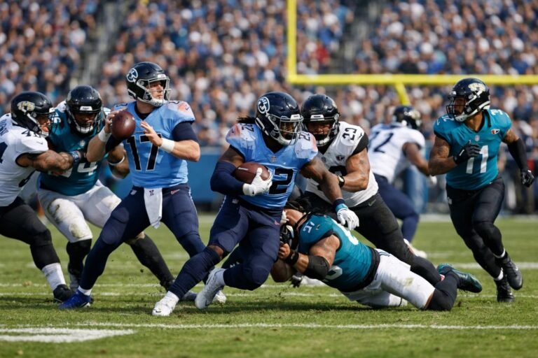 Key Tennessee Titans vs Jacksonville Jaguars Match Player Stats 2026